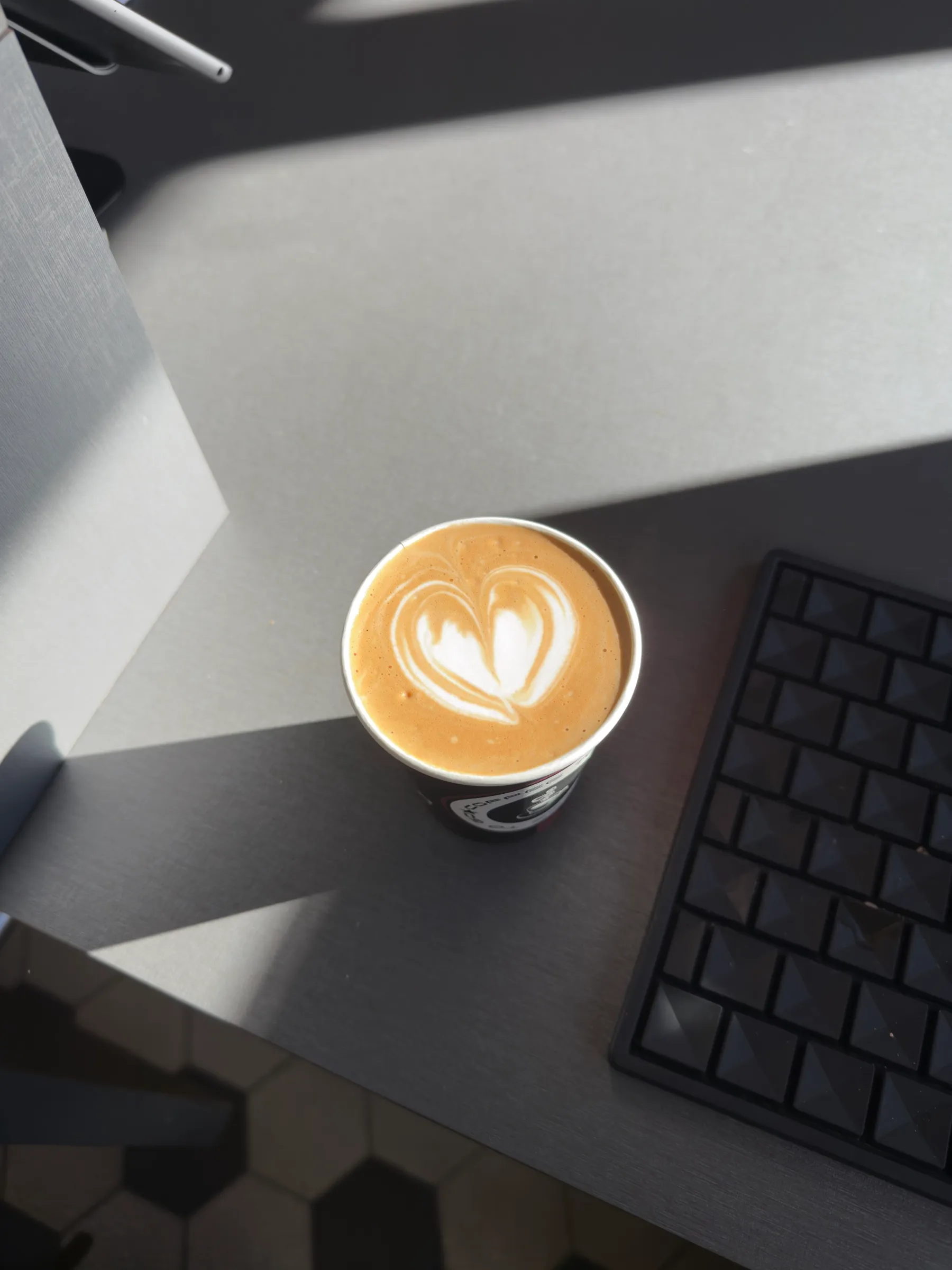 kaffee mit latte art
